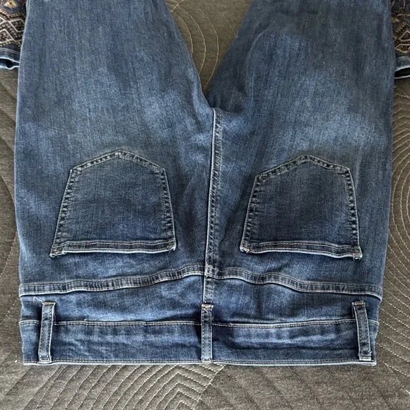 CHARLIE B Blue Jeans with Floral Embroidery - Picture 4 of 4